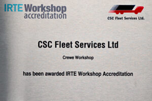IRTE accredited workshop