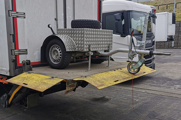 Tail lift weight testing Cheshire