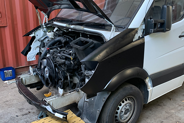 Van repair commercial